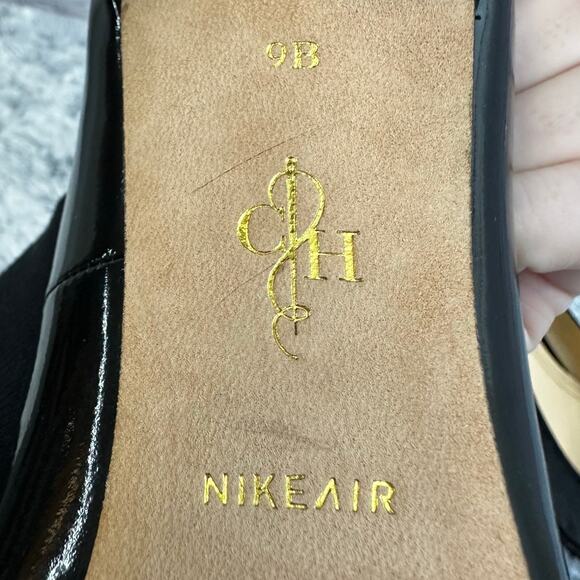 Cole Haan Air Chelsea Black Patent Leather Heels Size 9B Classic Formal Wedding - Picture 11 of 11